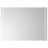 vidaXL Specchio da bagno LED Trasparente 70 x 50 cm vetro temperato