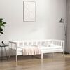 vidaXL Dormeuse senza Materasso Bianca 80x200 cm Legno Massello Pino