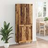 vidaXL Credenza Legno vecchio 69,5 x 34 x 180 cm Legno multistrato