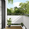 vidaXL Paravento da Balcone Bianco 75x1000 cm 100% Poliestere Oxford