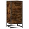 vidaXL Credenza Rovere Fumo 35,5x35x76 cm in Truciolato