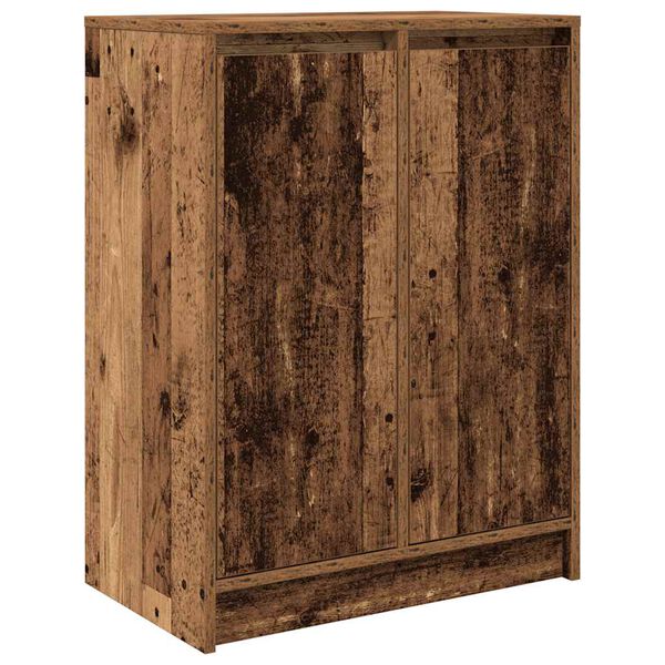 vidaXL Credenza Legno Antico 57x34x76 cm in Legno Multistrato
