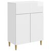 vidaXL Credenza Bianco Lucido 66 x 34,5 x 90 cm Legno ingegnerizzato