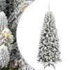 vidaXL Albero di Natale artificiale Bianco 180 cm