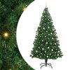 vidaXL Albero di Natale artificiale con 300 LED Verde 240 cm