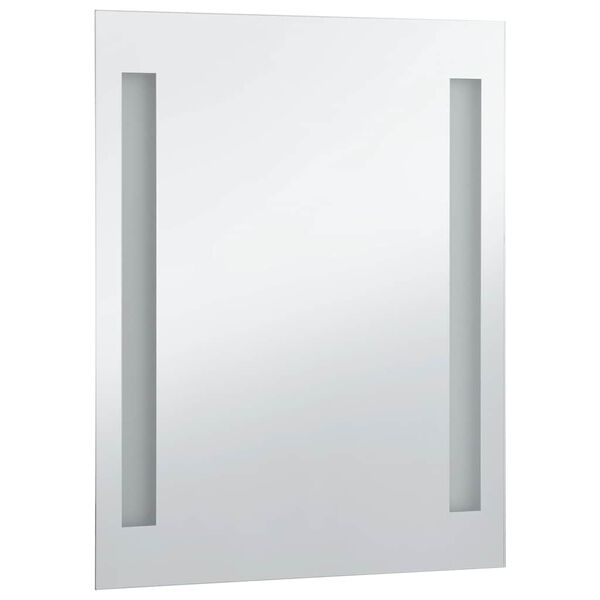 vidaXL Specchio da Parete a LED per Bagno 60x80 cm