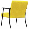 vidaXL poltrona Giallo 59 x 75 x 78 cm Velluto