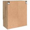 vidaXL Mobiletto a muro Rovere artigianale 60 x 31 x 70 cm