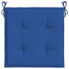 vidaXL Cuscini per Sedia 6 pz Blu Reale 50x50x4 cm in Tessuto Oxford
