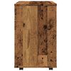 vidaXL Mobiletto con Ruote Legno Antico 46x36x59 cm in Truciolato