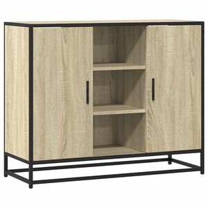 vidaXL Credenza Rovere Sonoma 92x35x76 cm in Legno Multistrato