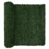 vidaXL Recinzione Artificiale Verde Scuro 1,5 x 4 m PVC e Acciaio