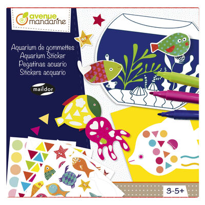 Avenue Mandarine Cofanetto Creativo Aquarium Stickers