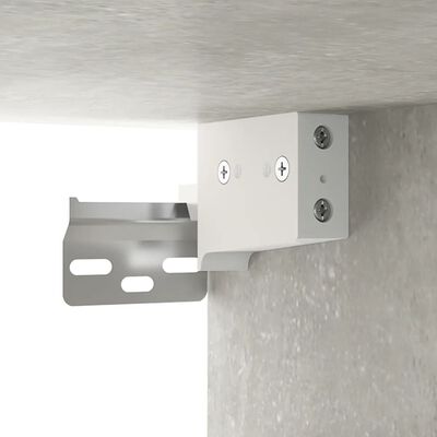 Armadietto A Muro VidaXL 60x31x70 Cm – Legno Multistrato Grigio Cemento, 2 Ante, Carico 60kg