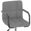 vidaXL Sedie da Pranzo Girevoli 2 pz Grigio Chiaro in Velluto