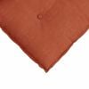 vidaXL Cuscino per Schiena Rosso Arancio 100 x 50 cm Tessuto in Cords