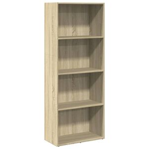 vidaXL Libreria Rovere Sonoma 60x30x152 cm in Legno Multistrato
