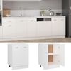 vidaXL Armadio Inferiore &ldquo;Lyon&rdquo; Bianco 60x46x81,5 cm