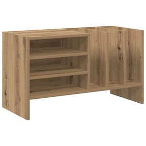 vidaXL Mobile porta vinili Rovere artigianale 78.5 x 35 x 45 cm