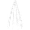 vidaXL Rete di Luce per Albero di Natale 300 LED Bianco Freddo 300 cm