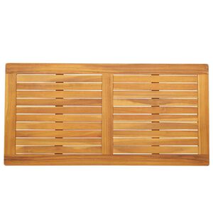vidaXL Piano del tavolo Olio Naturale 110 x 55 x 2 cm
