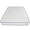 vidaXL Letto con Materasso Memory Foam Tessuto Grigio Scuro 140x200 cm