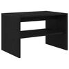 vidaXL Mobile Porta TV Rovere Nero 60x40x40 cm in Legno Multistrato
