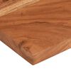 vidaXL Piano per Tavolo 60x30x2,5cm Rettangolare Legno Massello Acacia