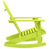 vidaXL Sedia a Dondolo Giardino Adirondack in Legno di Abete Verde