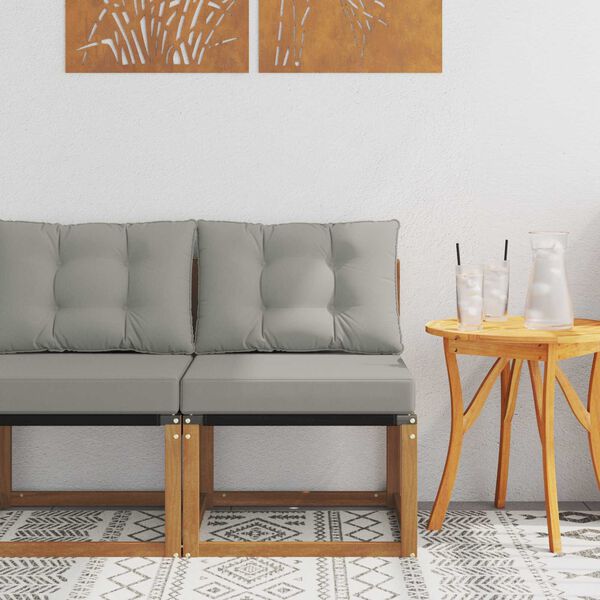 vidaXL Divano centrale da esterno