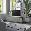 vidaXL Mobile Porta TV Grigio Cemento 120x34x30 cm Legno Multistrato