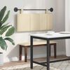 vidaXL Testata appesa Montaggio a parete Crema 110 x 55 x 5 cm Tessuto
