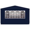 vidaXL Gazebo Professionale con Pareti 4x9 m Blu 90 g/m²