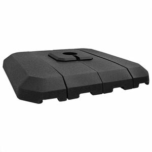 vidaXL Base per Ombrellone a Braccio 130 Nero Quadrato