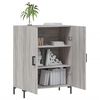 vidaXL Credenza Grigio Sonoma 69,5x34x90 cm in Legno Multistrato