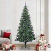 vidaXL Albero di Natale artificiale con luci integrate Verde 240 cm