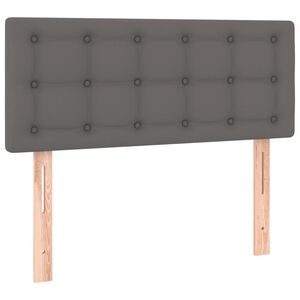 vidaXL Testiera Grigia 80x5x78/88 cm in Similpelle
