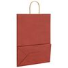 vidaXL Sacchetti di Carta 50 pz con Manici Rossi 32x17x44 cm