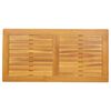 vidaXL Piano del tavolo Olio Naturale 100 x 50 x 2 cm