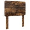 vidaXL Struttura del letto Rovere fumé 75 x 190 cm Legno multistrato