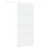 vidaXL Porta scorrevole 93 x 202 cm Legno ingegnerizzato Bianco