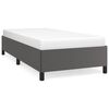 vidaXL Giroletto Grigio 90x200 cm in Similpelle