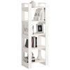 vidaXL Libreria/Divisorio Bianco 60x35x160 cm Legno Massello