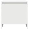 vidaXL Comodino Bianco 45x34x44,5 cm in Truciolato