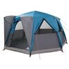 vidaXL Tenda da cabina per 6 persone con tetto Blu 425 x 396 x 222 cm