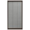 vidaXL Zanzariera Plissettata Finestre in Alluminio Marrone 80x160 cm