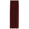 vidaXL Tende oscuranti 2 pcs Rosso Vino 140 x 260 cm Velluto