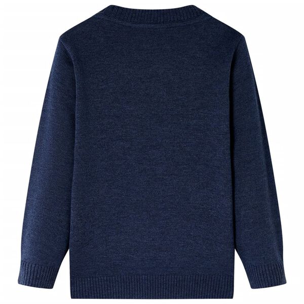 Maglione per Bambini Lavorato a Maglia Blu Marino 104
