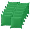 vidaXL Federa 12 pz HOUTEN Verde 40 x 40 cm Poliestere