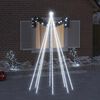 vidaXL Albero di Natale Cascata Luci LED Interni Esterni 400 LED 2,5 m